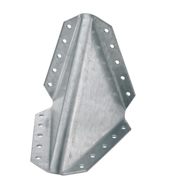 Esquadro Zinc. 90x90x75mm